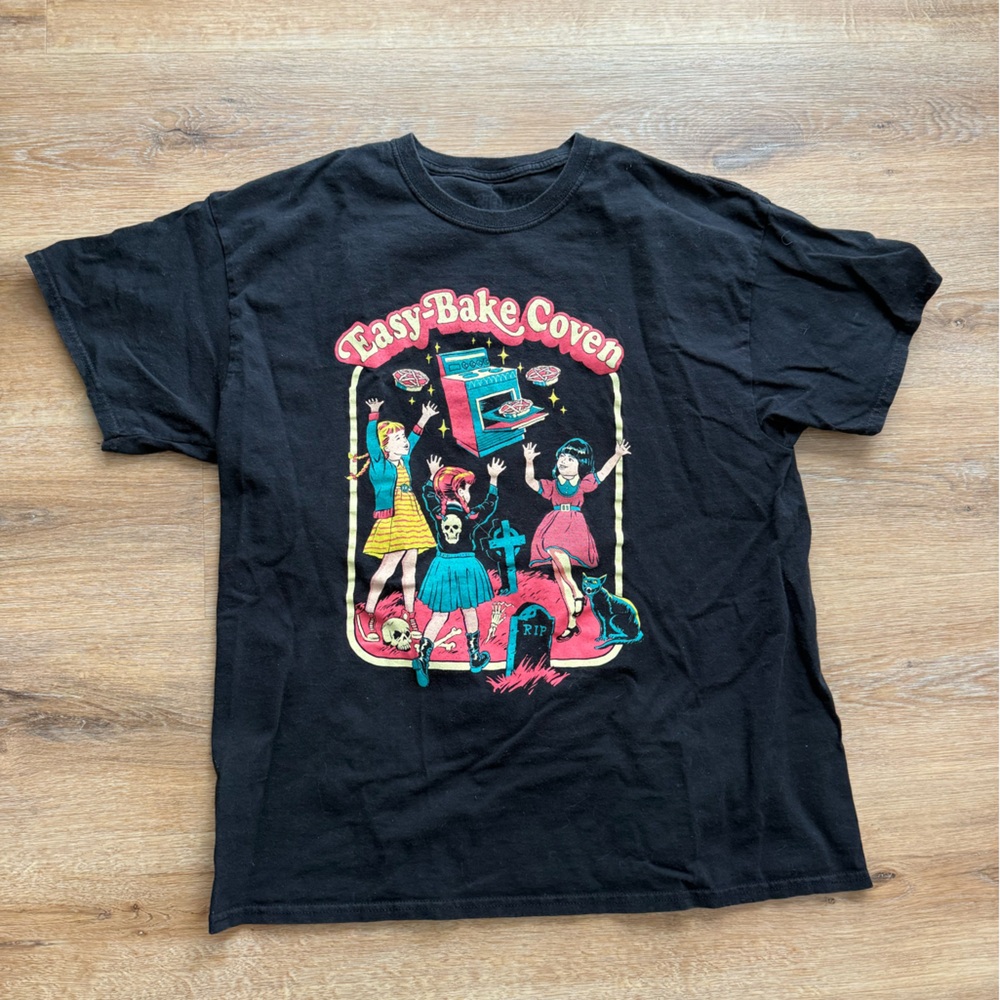 Black Graphic Tee - Easy-Bake Coven